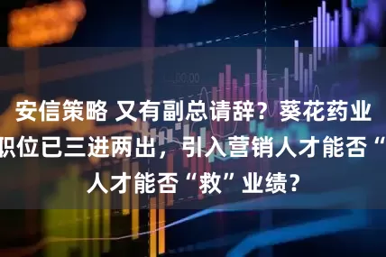 安信策略 又有副总请辞？葵花药业今年副总职位已三进两出，引入营销人才能否“救”业绩？