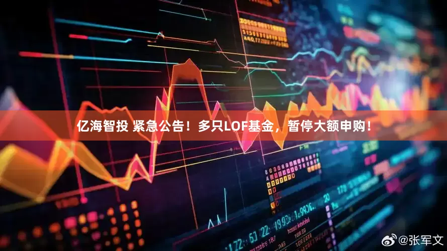 亿海智投 紧急公告！多只LOF基金，暂停大额申购！